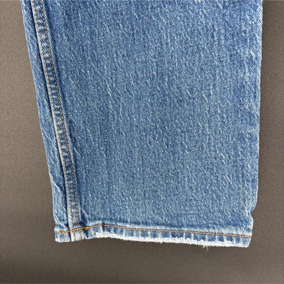 Abercrombie & Fitch Women's The 90's Straight Ultra High Rise Jeans 27 Med Wash - Picture 6 of 13
